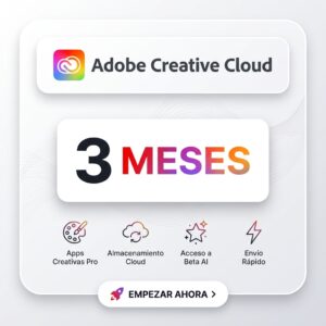 Adobe Creative Cloud 3 meses Individual